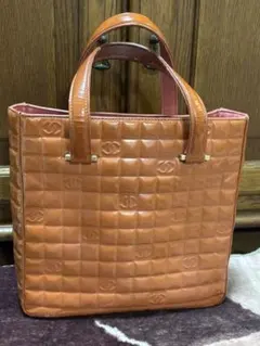 CHANEL ブラウン キルティング トートバッグ - メルカリ