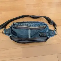 Lee ボディバッグ デニム/ブラック