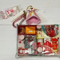 カプセルトイ　 ガチャガチャ　 ガチャ詰めポーチ　 レッドバージョン