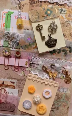 ♦︎おすそ分けファイル異素材多め110点②♦︎コラージュ素材*ジャンクジャーナル