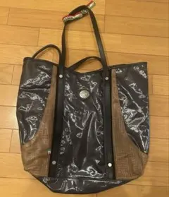 オロビアンコ　グレー　トートバッグ