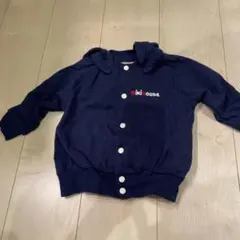 ミキハウス　パーカー　ネイビー