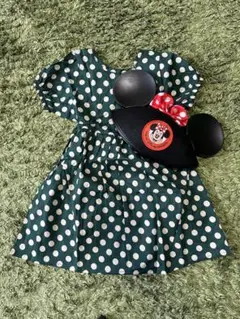 ミニーちゃんドットワンピース