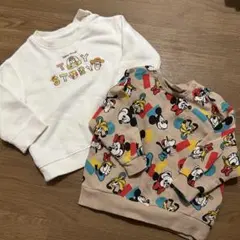 ディズニー　トレーナー　80cm　トイストーリー　ミッキーマウス