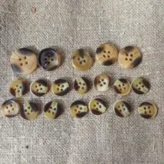 天然素材　ボタン　アソート