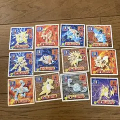 ポケモンシール　アマダ　12枚　レトロ　ポケットモンスター
