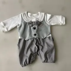 PUPPAPUPO フォーマル ロンパース セレモニードレス　蝶ネクタイ付きのサムネイル