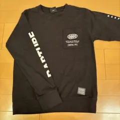 KPRD ブラック トレーナー 長袖 ポケット付き　150