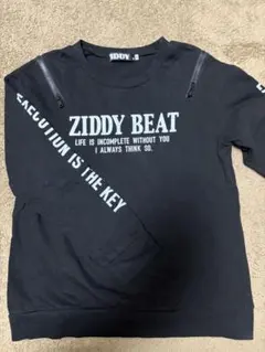 ZIDDY ブラック長袖カットソー