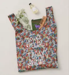 FLOWER MARCHE BAG M / 618993 エコバッグ　レッドのサムネイル
