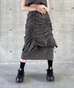 PAGEBOY ダブルレイヤードスカート
