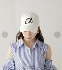 Chico キャップ　アイボリー
