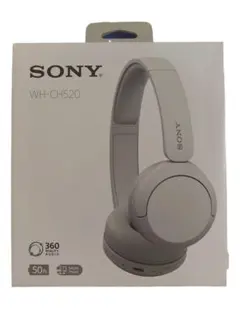 SONY WH-CH520 ホワイト ワイヤレスヘッドホン