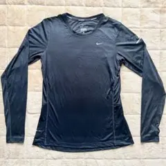 NIKE DRI-FIT長袖 M ブラック レディース