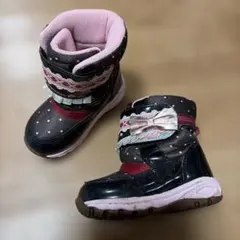 16EE オシュコシュ スノーブーツ 幅広 女児 雪遊び 防寒