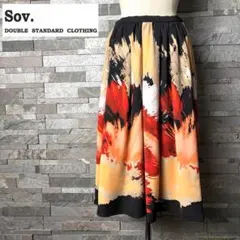 【新品未使用】　Sov. ソブ　ミディ丈　フレアスカート　ダブルスタンダードのサムネイル