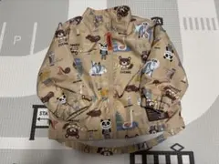 ZOOMIC キッズ アウター ジャケット ベージュ 動物柄　90のサムネイル
