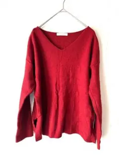 chocol raffine robe Vネックニット 長袖レディース春コーデ