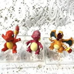 ポケモン　ヒトカゲ　リザード　リザードン　フィギュア　モンコレ　TOMY 初代