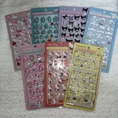 ボンボンドロップシール 3Dステッカー 7枚セット サンリオ