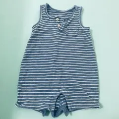 babyGap ストライプロンパース 6-12ヶ月