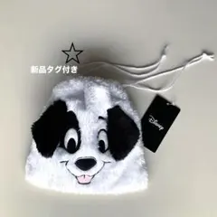 【新品タグ付き】ディズニー　101匹わんちゃん ふわふわ巾着