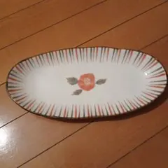 たち吉 楕円皿 椿柄 盛り皿のサムネイル