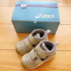 asics SUKU2 ベビー スニーカー グレー 13.5cm