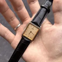 80s Vintage Seiko tank 腕時計 タンク ローマン文字盤 - メルカリ