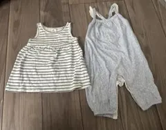 女の子　春夏　ベビーワンピース　ロンパースまとめ売り　70cm GAP H&M