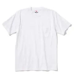 ホワイト Tシャツ ポケット付き