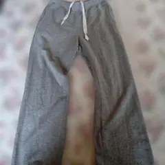 新品　ユニクロ　グレー スウェットパンツ　綿100%