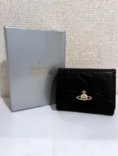 【新品未使用】Vivienne Westwood 三つ折り財布 ブラック 大人気