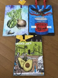 ◆未使用◆Trader Joe's◆トレジョ エコバッグ トート まとめてのサムネイル