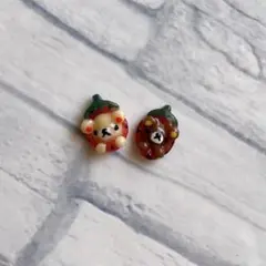 いちご　リラックマ　コリラックマ　3Dネイルパーツ　ネイルパーツ