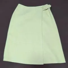 ストラ★サイドベルト付き！綺麗色！巻きスカート★38