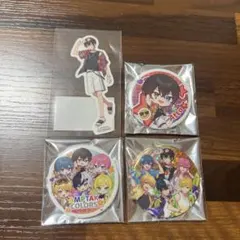 AMPTAK×COLORS 缶バッジ ステッカー