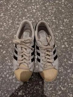 adidas×HYKE コラボスニーカー ホワイト/ブラック