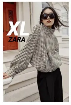 完売品 ZARA チェック柄ボンバージャケット11-12サイズ(148cm)新品