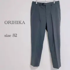 a632 オリヒカ スラックス M メンズ 夏 灰 ビジネス オフィス パンツ