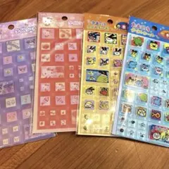 【たまごっち　サンリオ】⭐️タイルシール⭐️セブンイレブン　４枚set