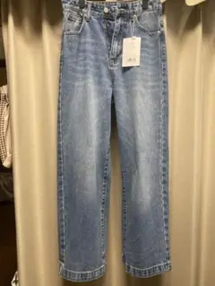 新品未使用☆デニムワイドパンツ