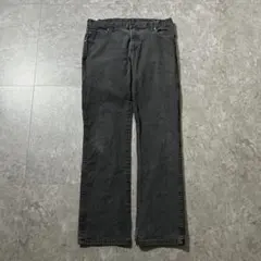 Dickies 워크 팬츠 페이드 그런지 보로 블랙 블랙 34