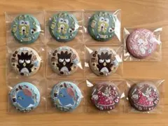 サンリオキャラクターズ刺繍缶バッジ