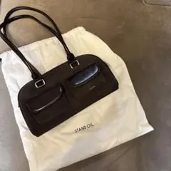 STAND OIL ショルダーバッグ　ダークブラウン
