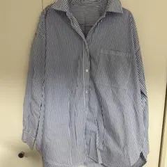 ストライプ 長袖シャツ GU