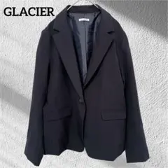GLACIER グラシア シングル テーラードジャケット L 濃いネイビー/紺色のサムネイル
