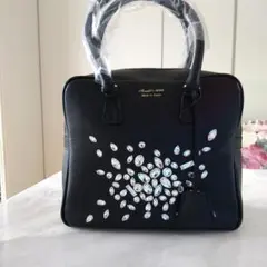 【新品未使用品】ADMJ ブラックレザー バッグ