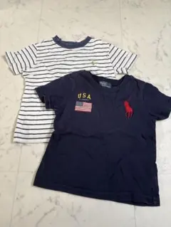 中古品　ラルフローレン 90 Tシャツ 2枚のサムネイル