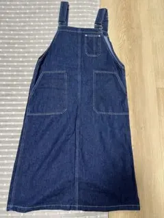 デニム ジャンパースカート LL